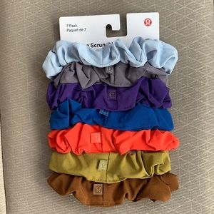 Lululemon uplifting scrunchie 7 pack